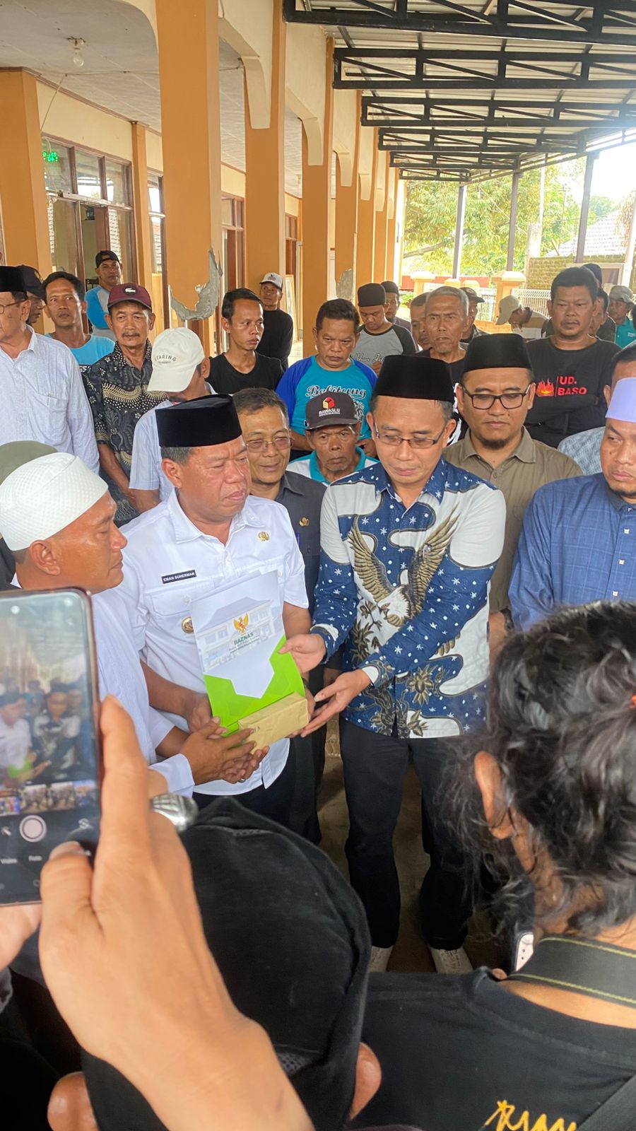 peletakan batu pertama pembangunan masjid jamie ar-rohman